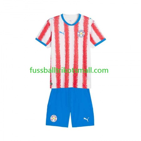 Fußballtrikots Paraguay Kinder 2026 Kurzarm Heimtrikotsatz kaufen